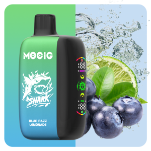 Mocig Disposable Vape SHARK 38000 Big Smart LED Screen 38000 Puffs 25ml E-liqiud Capacity Nicotine 0% 2% 5% Electronic cigarette
