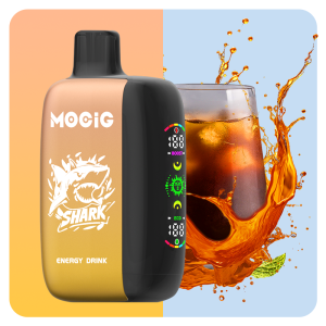Mocig Disposable Vape SHARK 38000 Big Smart LED Screen 38000 Puffs 25ml E-liqiud Capacity Nicotine 0% 2% 5% Electronic cigarette