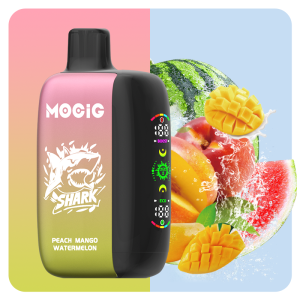 Mocig Disposable Vape SHARK 38000 Big Smart LED Screen 38000 Puffs 25ml E-liqiud Capacity Nicotine 0% 2% 5% Electronic cigarette