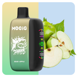 Mocig Disposable Vape SHARK 38000 Big Smart LED Screen 38000 Puffs 25ml E-liqiud Capacity Nicotine 0% 2% 5% Electronic cigarette