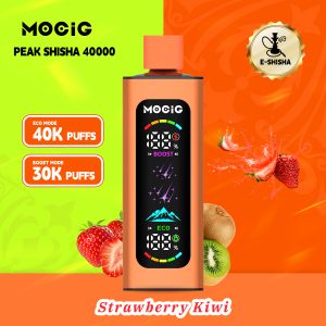 Mocig Disposable Vape PEAK DTL E-SHISHA Big Smart LED Screen 40K Puffs E-liqiud Capacity Nicotine 0% 2% 5% Electronic cigarette
