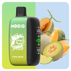 Mocig Disposable Vape SHARK 38000 Big Smart LED Screen 38000 Puffs 25ml E-liqiud Capacity Nicotine 0% 2% 5% Electronic cigarette