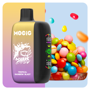 Mocig Disposable Vape SHARK 38000 Big Smart LED Screen 38000 Puffs 25ml E-liqiud Capacity Nicotine 0% 2% 5% Electronic cigarette
