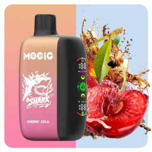 Mocig Disposable Vape SHARK 38000 Big Smart LED Screen 38000 Puffs 25ml E-liqiud Capacity Nicotine 0% 2% 5% Electronic cigarette