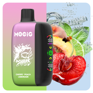 Mocig Disposable Vape SHARK 38000 Big Smart LED Screen 38000 Puffs 25ml E-liqiud Capacity Nicotine 0% 2% 5% Electronic cigarette
