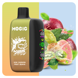 Mocig Disposable Vape SHARK 38000 Big Smart LED Screen 38000 Puffs 25ml E-liqiud Capacity Nicotine 0% 2% 5% Electronic cigarette