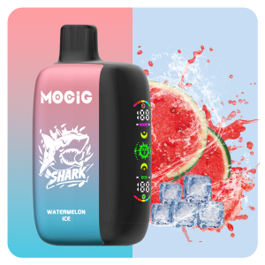Mocig Disposable Vape SHARK 38000 Big Smart LED Screen 38000 Puffs 25ml E-liqiud Capacity Nicotine 0% 2% 5% Electronic cigarette