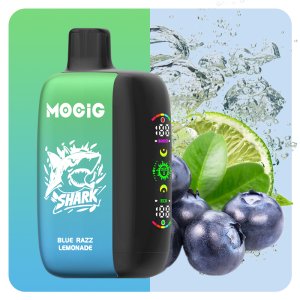 Mocig Disposable Vape SHARK 38000 Big Smart LED Screen 38000 Puffs 25ml E-liqiud Capacity Nicotine 0% 2% 5% Electronic cigarette