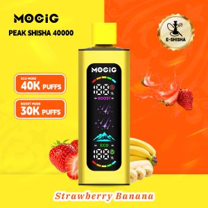 Mocig Disposable Vape PEAK DTL E-SHISHA Big Smart LED Screen 40K Puffs E-liqiud Capacity Nicotine 0% 2% 5% Electronic cigarette